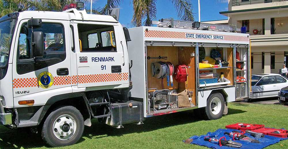 SA State Emergency Service Renmark and Paringa Unit rescue truck